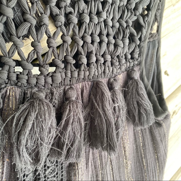 Maeve Anthropologie - Abilene Maxi Dress, Crochet & Tassel Details - Picture 14 of 16